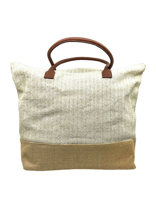 Modissimo Wicker Beach Bag Beige
