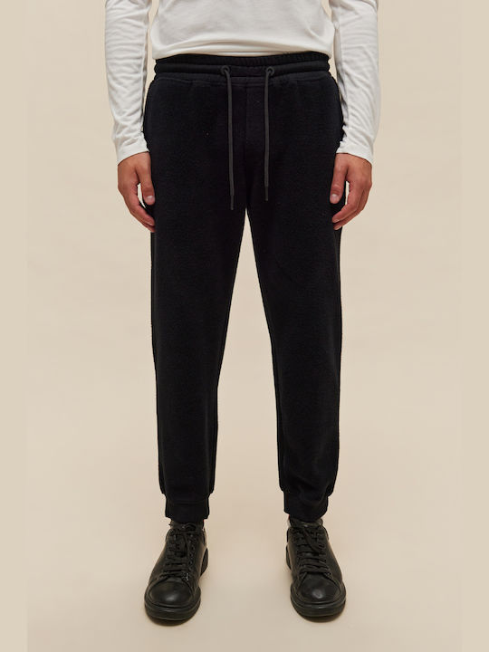 Dirty Laundry Men's Sweatpants with Rubber Black