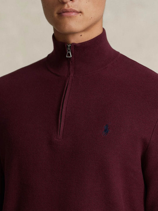 Ralph Lauren Half Men's Long Sleeve Sweater Burgundy