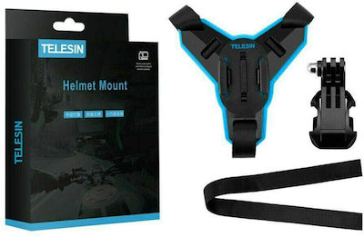 Telesin Motorcycle Helmet Chin + J-Hook Mount Helmet Support Base Universal