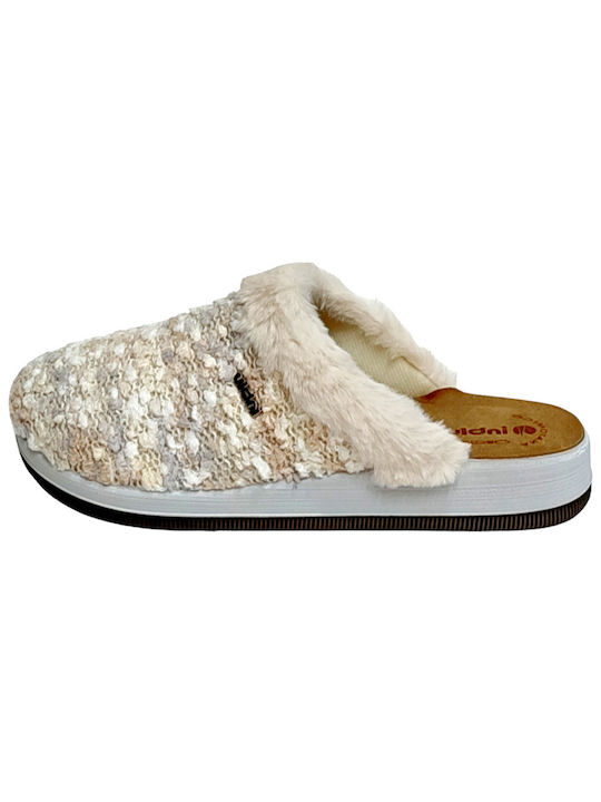 Inblu Women's Slippers Beige