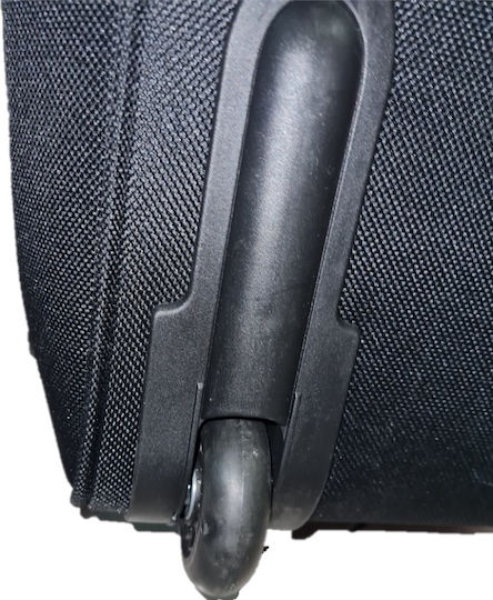 Rain Reisetasche Schwarz mit Rädern Stoff