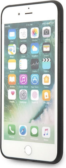 Karl Lagerfeld Ikonik Karl&Choupette Head Back Cover Synthetic Leather Plastic Silicone Black iPhone 8/7 Plus
