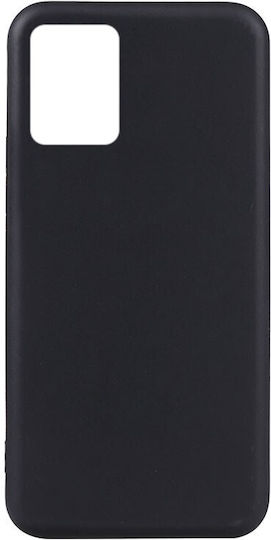 Umschlag Rückseite Silikon Schwarz (Moto G13)