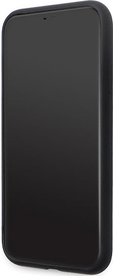 Karl Lagerfeld Ikonik Metal Pin Back Cover Σιλικόνης Μαύρο (iPhone 11)