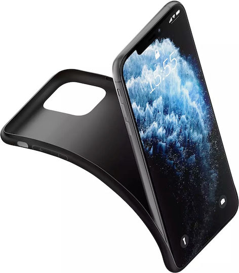3MK Matt Back Cover Silicone Black (Nokia C31)