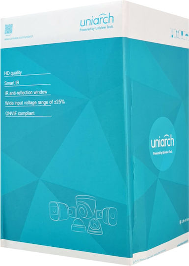 Uniarch IPC-P413-X20K IP Κάμερα Παρακολούθησης Full HD+ 3MP Αδιάβροχη με Φακό 2.8mm