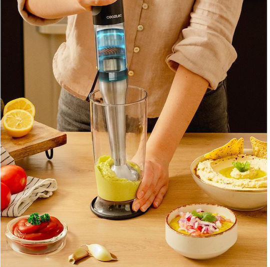 Cecotec Katana Handmixer mit Inox-Stab 1500W Silber