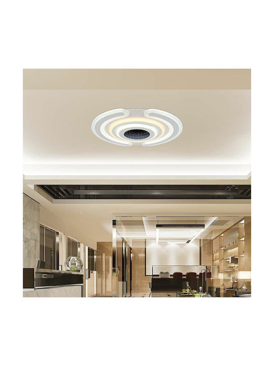 V-TAC Ceiling Mount Light 52cm White with Integrated LED and Remote Control