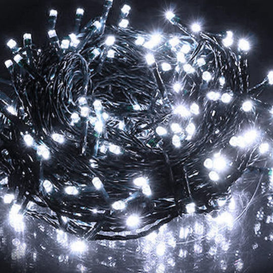 200 Светлини LED 20m. Хладен бял Слънчеви тип Лента 1бр