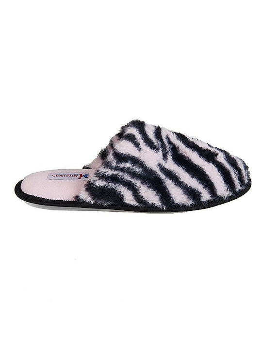 Mitsuko Women's Slippers with Fur Pink