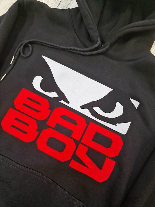 Bad Boy Sweatshirt mit Kapuze Schwarz