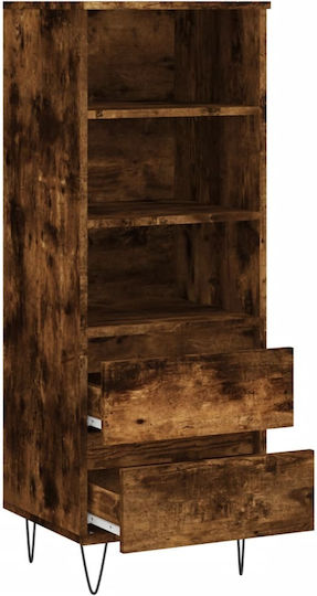 Bibliothek Rauchige Eiche 40x36x110cm