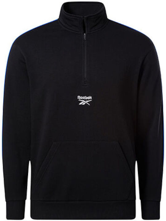 Reebok Quarter Men's Sweatshirt Jacket Black