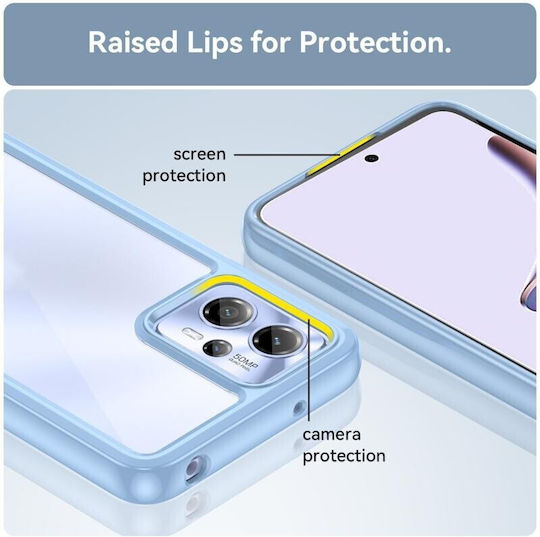 Colorful Series Back Cover Silicone Blue (Moto G13)