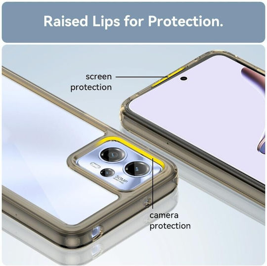 Colorful Series Umschlag Rückseite Silikon Transparent (Moto G13)