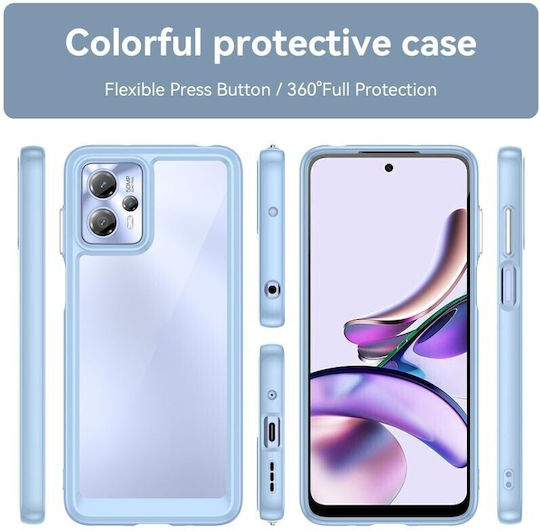 Colorful Series Back Cover Silicone Blue (Moto G13)
