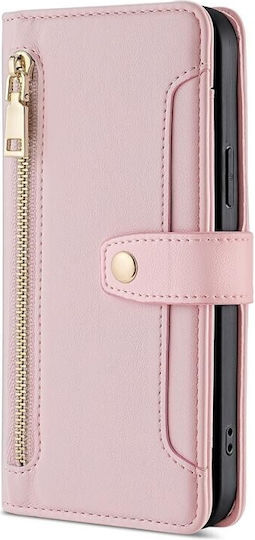 Zipper Wallet Ροζ (TCL 405)