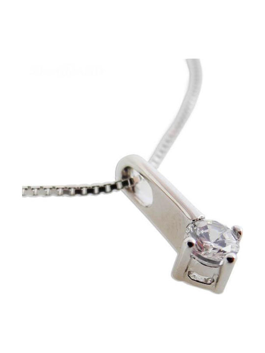SilverBrand.gr Charm aus Silber mit Zirkon