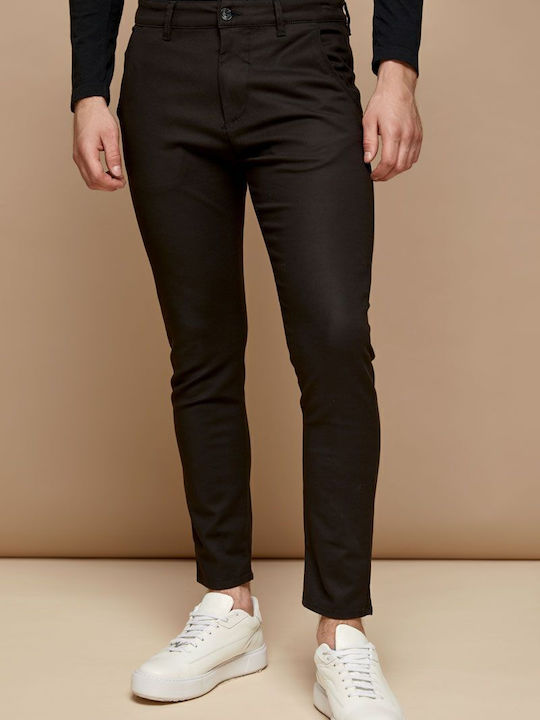 Παντελόνι Chino Ελαστικό Μαύρο