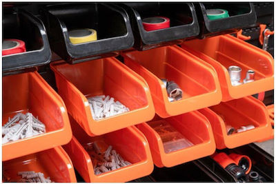 Black & Decker Plastic Tool Bin Organiser W98xD23xH43cm