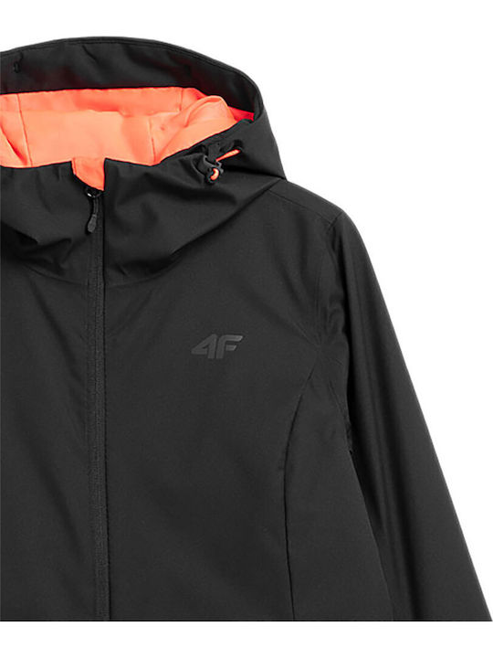 4F Women's Ski & Snowboard Jacket Black 4FAW23TJACF120-21S