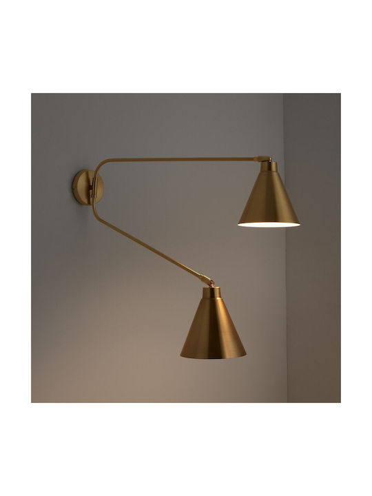 La Redoute Interieurs Wandleuchte Gold 15,5 cm