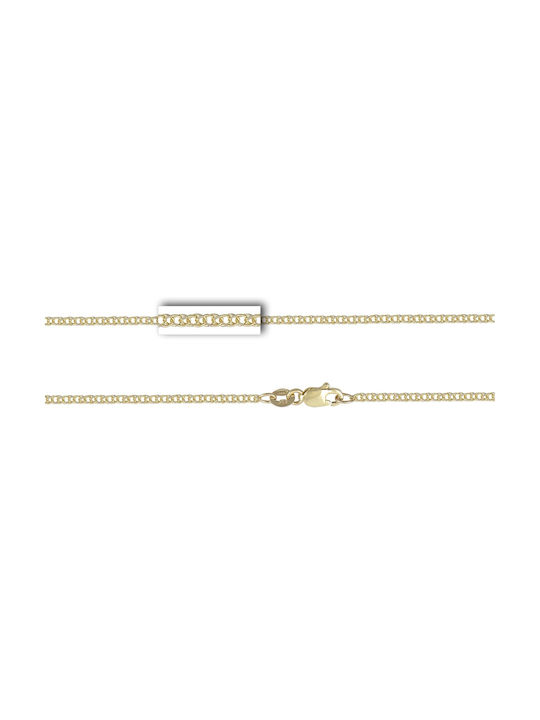 Mv Preziosa Goldene Kette Nacken 14K Länge 60cm