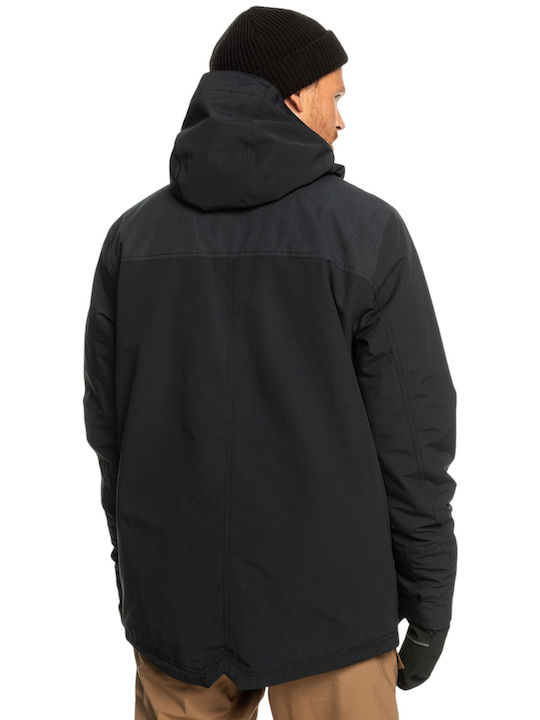 Quiksilver Fairbanks EQYTJ03433-KVJ0 Ανδρικό Μπουφάν για Σκι & Snowboard Μαύρο