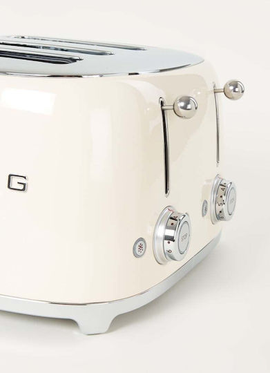 Smeg Toaster 4 Slots 2000W Beige