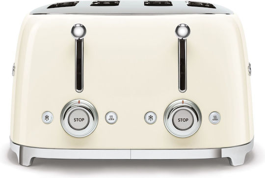 Smeg Toaster 4 Slots 2000W Beige