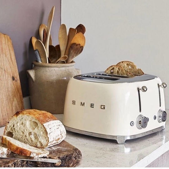 Smeg Toaster 4 Slots 2000W Beige