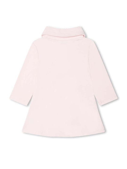 Mädchenkleid Langärmelig Set aus 2 mit Zubehör Rosa