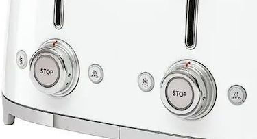 Smeg Toaster 4 Slots 2000W White