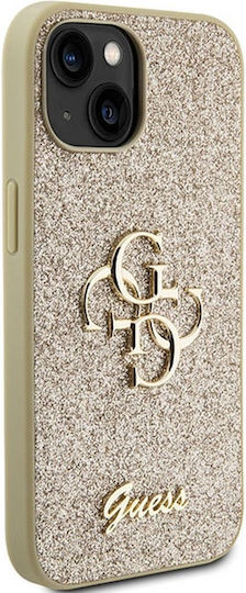 Guess Back Cover Metalic Auriu (iPhone 15)
