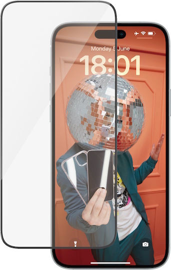 PanzerGlass Ultra-wide Fit Vollflächig gehärtetes Glas (iPhone 15 Pro Max)