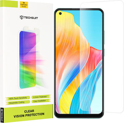 Techsuit Clear Vision Glass Sticlă călită (Oppo A78 4G - Techsuit Clear Vision Glass - Transparent) KF2314874