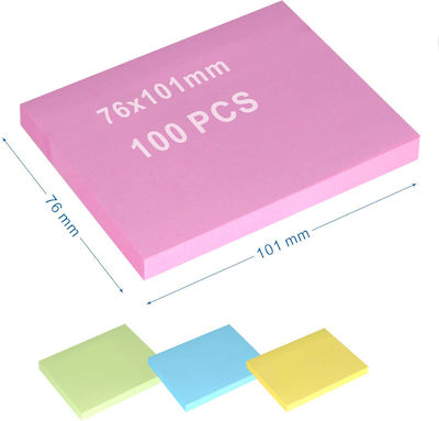 Tpster Post-it Notes Pad Cube Multicolour 7.6x10.1cm