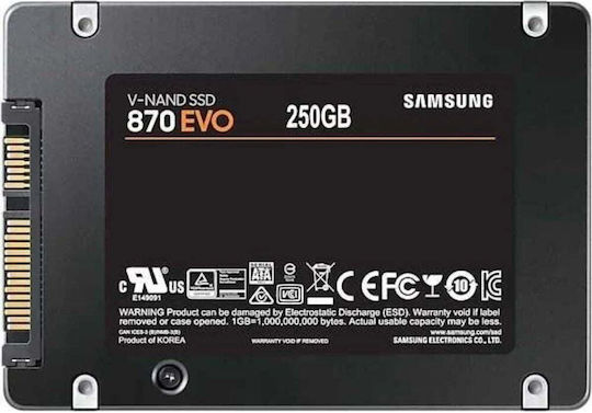 870 Evo SSD 250GB 2.5'' SATA III MZ-77E250BW