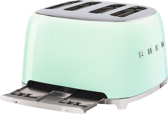 Smeg Toaster 4 Schlitze 2000W Grün