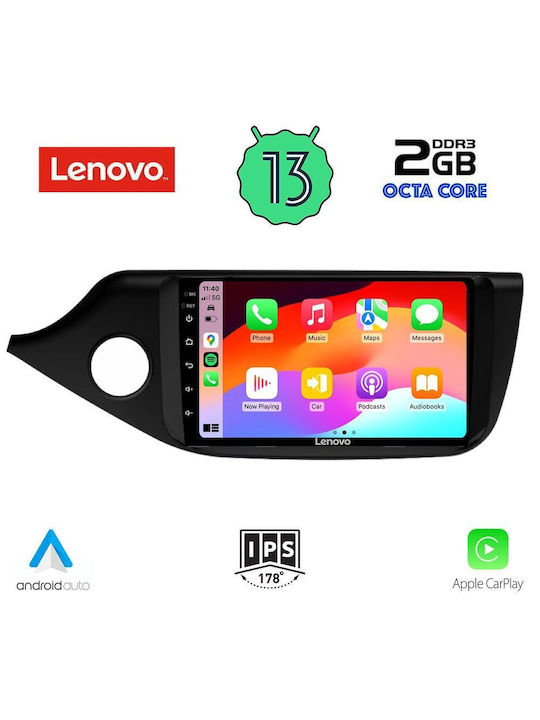 Lenovo Car-Audiosystem für Kia Ceed 2012-2018 (Bluetooth/USB/WiFi/GPS) mit Touchscreen 9"