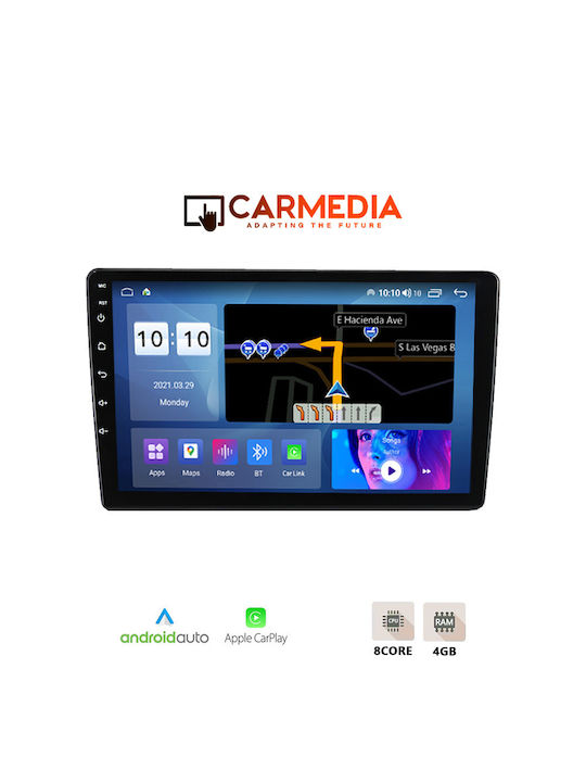 Carmedia Car Audio System for Toyota Auris 2007-2012 (Bluetooth/USB/WiFi/GPS) with Touch Screen 9"