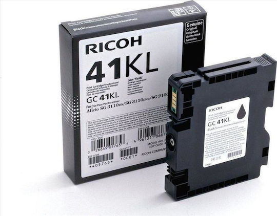 Ricoh GC 41KL Γνήσιο Μελάνι Εκτυπωτή InkJet Μαύρο (405765)