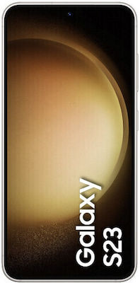 Samsung Οθόνη με Μηχανισμό Αφής και Πλαίσιο για Galaxy S23 (Cream)