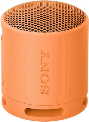 Sony SRS-XB100 Αδιάβροχο Ηχείο Bluetooth με Διάρκεια Μπαταρίας έως 16 ώρες Πορτοκαλί