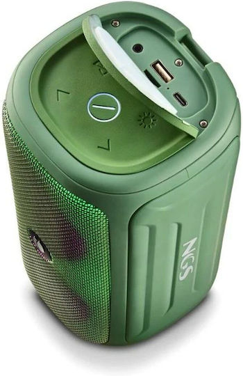NGS Roller Beast Ηχείο Bluetooth 16W με Ραδιόφωνο και Διάρκεια Μπαταρίας έως 7 ώρες Πράσινο