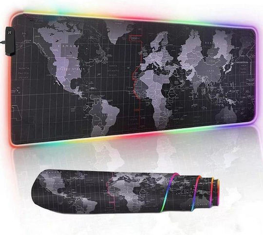 Renew Force Gaming Mouse Pad XXL (900mm) με RGB Φωτισμό μέσω USB Μαύρο