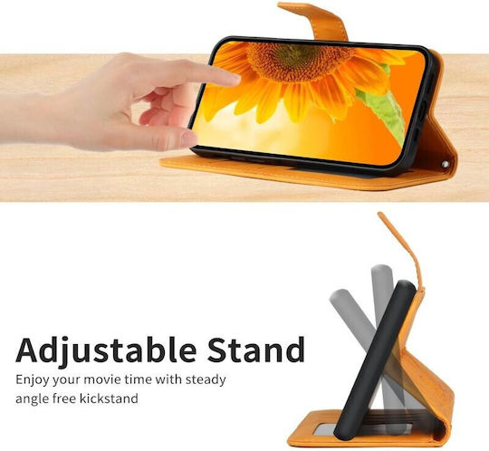 Sun Flower Портмоне Жълт (Moto G13)