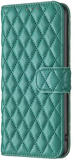 Puff Rhombus Wallet Πράσινο (Moto G13)