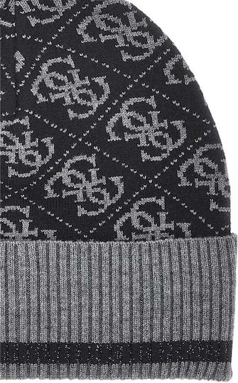 Beanie Γυναικείος Σκούφος Πλεκτός σε Μαύρο χρώμα